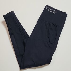 Fabletics Navy Seamless Mesh Detail Leggings | Women’s XS (12” Waist, 22” Inseam